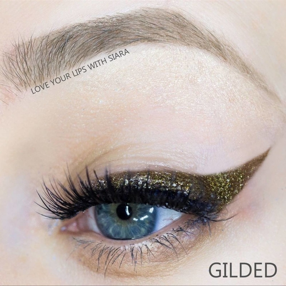 [SeneGence] sealed eye sense liquid liner gilded gold glitter limited edition - Picture 2 of 7